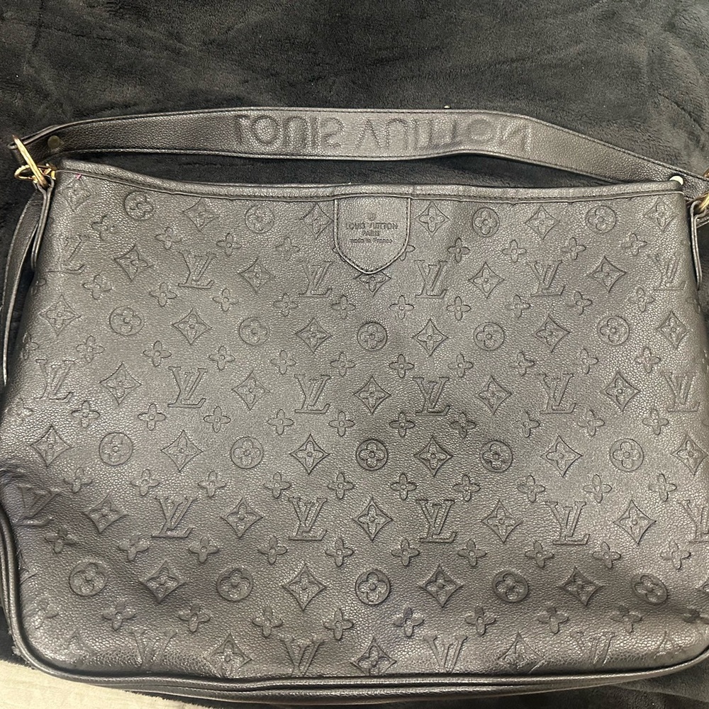 Louis Vuitton Black Monogram Shoulder Bag